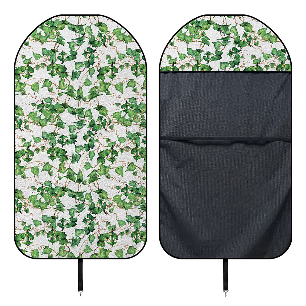 Watercolor Ivy Leaf Pattern Print Waterproof Car Seat Cover