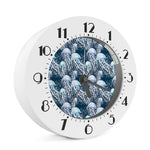 Watercolor Jellyfish Pattern Print Alarm Clock