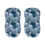 Watercolor Jellyfish Pattern Print Bar Stool Covers
