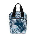 Watercolor Jellyfish Pattern Print Bible Tote Bag