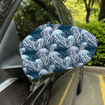 Watercolor Jellyfish Pattern Print Car Side Mirror Covers