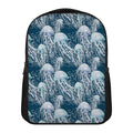 Watercolor Jellyfish Pattern Print Casual Backpack