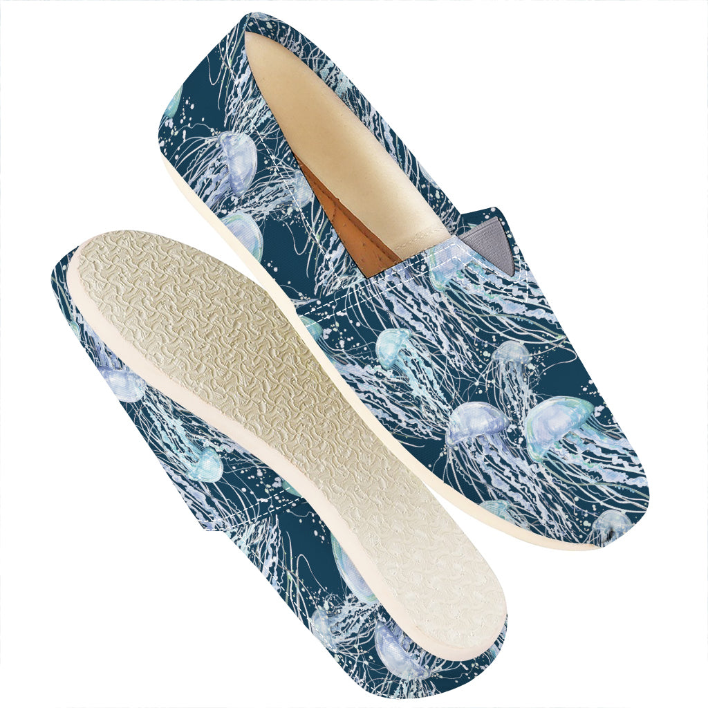 Watercolor Jellyfish Pattern Print Casual Shoes