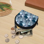 Watercolor Jellyfish Pattern Print Coin Purse