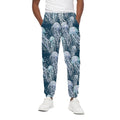 Watercolor Jellyfish Pattern Print Cotton Sweatpants