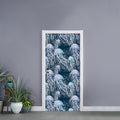 Watercolor Jellyfish Pattern Print Door Sticker