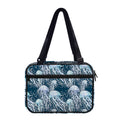 Watercolor Jellyfish Pattern Print Double Strap Bible Bag