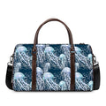 Watercolor Jellyfish Pattern Print Duffel Bag