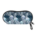 Watercolor Jellyfish Pattern Print Glasses Case