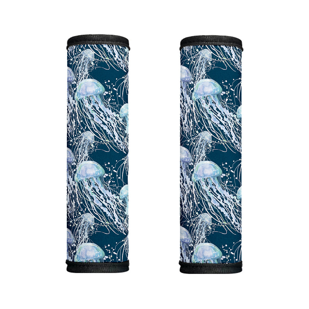 Watercolor Jellyfish Pattern Print Handle Covers