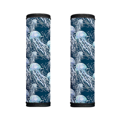 Watercolor Jellyfish Pattern Print Handle Covers