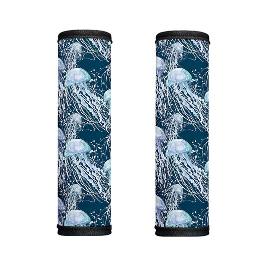 Watercolor Jellyfish Pattern Print Handle Covers