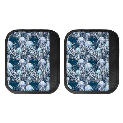 Watercolor Jellyfish Pattern Print Handle Covers