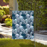 Watercolor Jellyfish Pattern Print House Flag