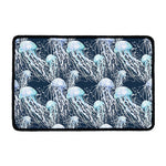 Watercolor Jellyfish Pattern Print Kitchen Mat