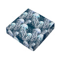 Watercolor Jellyfish Pattern Print Outdoor Seat Cushion Cover