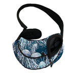 Watercolor Jellyfish Pattern Print Pet Sling Carrier