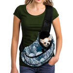 Watercolor Jellyfish Pattern Print Pet Sling Carrier