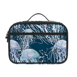 Watercolor Jellyfish Pattern Print Portable Lunch Bag