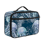 Watercolor Jellyfish Pattern Print Portable Lunch Bag