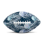 Watercolor Jellyfish Pattern Print Rugby Ball