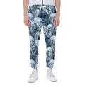 Watercolor Jellyfish Pattern Print Joggers