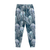 Watercolor Jellyfish Pattern Print Sweatpants