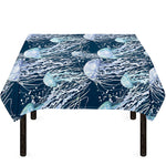 Watercolor Jellyfish Pattern Print Tablecloth