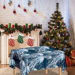 Watercolor Jellyfish Pattern Print Tablecloth