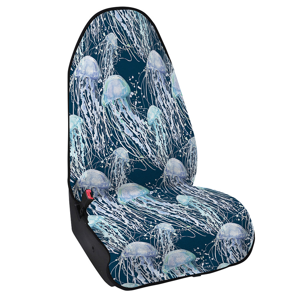 Watercolor Jellyfish Pattern Print Waterproof Car Seat Cover