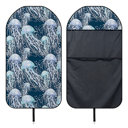 Watercolor Jellyfish Pattern Print Waterproof Car Seat Cover