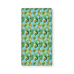 Watercolor Kiwi And Avocado Print Baby Crib Sheet