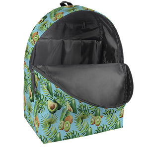 Watercolor Kiwi And Avocado Print Backpack