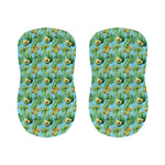 Watercolor Kiwi And Avocado Print Bar Stool Covers