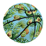 Watercolor Kiwi And Avocado Print Basketball