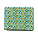 Watercolor Kiwi And Avocado Print Bifold Wallet