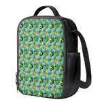 Watercolor Kiwi And Avocado Print Crossbody Lunch Bag