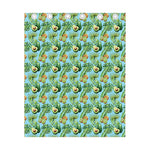 Watercolor Kiwi And Avocado Print Curtain