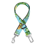 Watercolor Kiwi And Avocado Print Dog Seat Belt