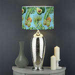 Watercolor Kiwi And Avocado Print Drum Lamp Shade