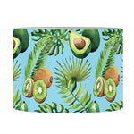 Watercolor Kiwi And Avocado Print Drum Lamp Shade