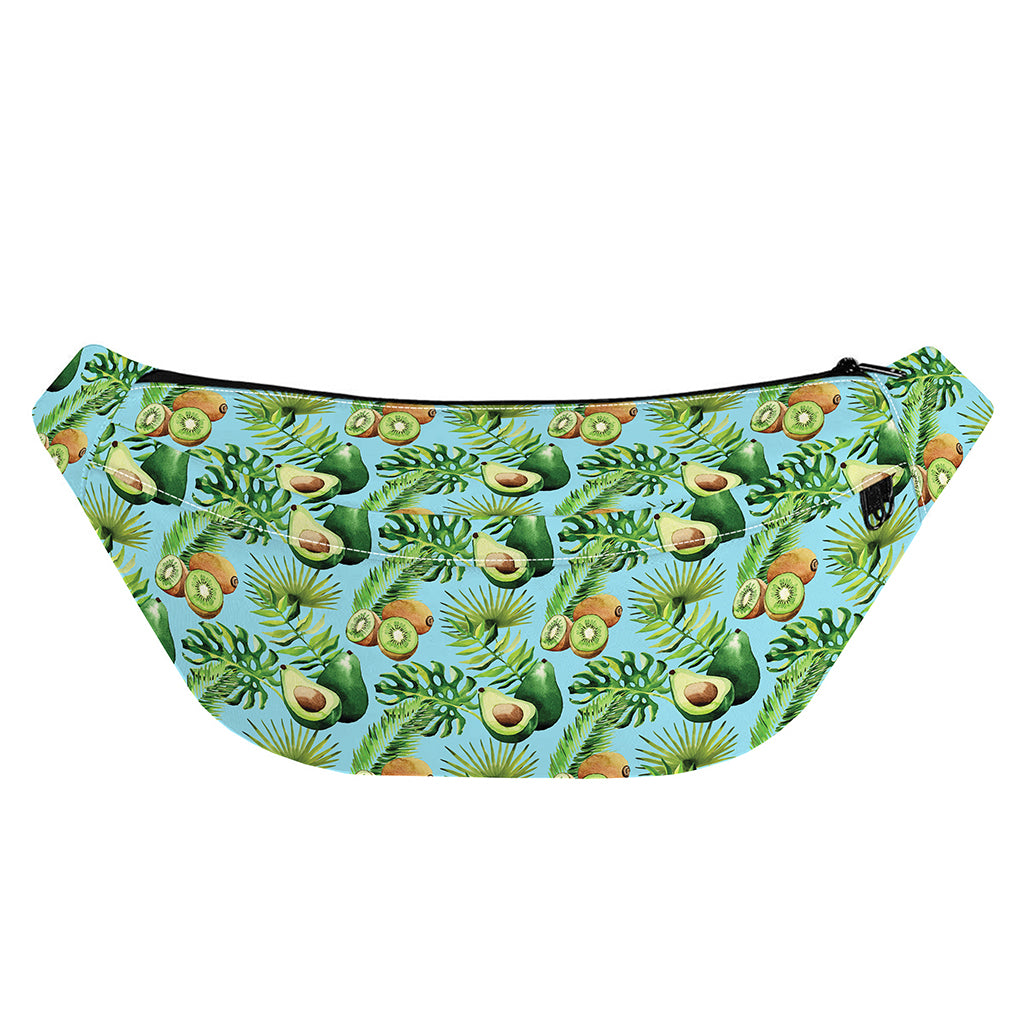 Watercolor Kiwi And Avocado Print Fanny Pack