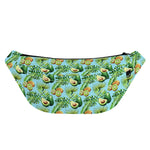 Watercolor Kiwi And Avocado Print Fanny Pack