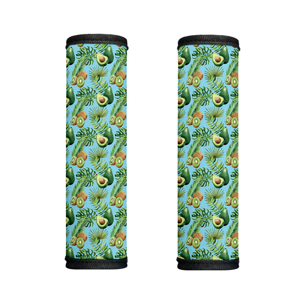 Watercolor Kiwi And Avocado Print Handle Covers
