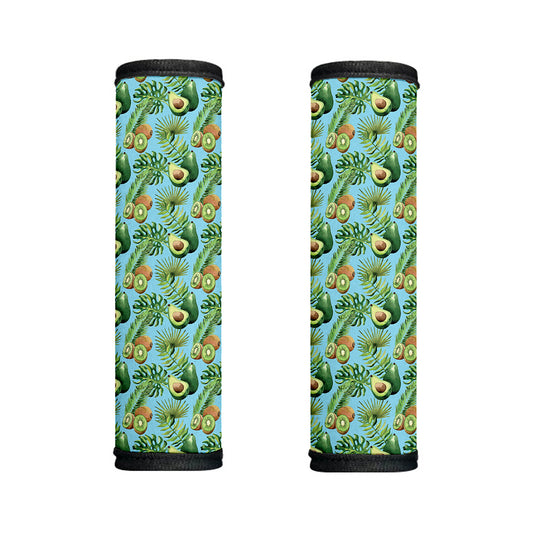 Watercolor Kiwi And Avocado Print Handle Covers