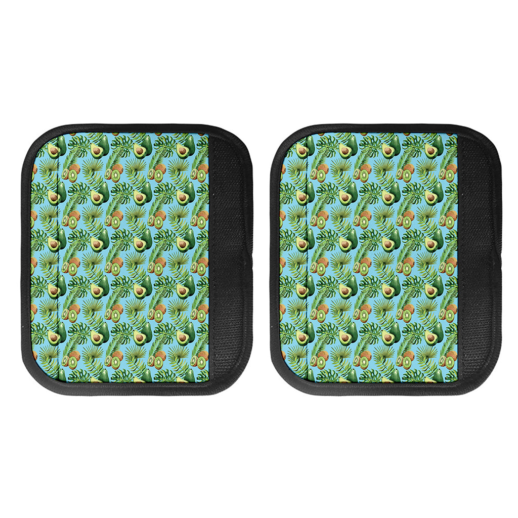 Watercolor Kiwi And Avocado Print Handle Covers