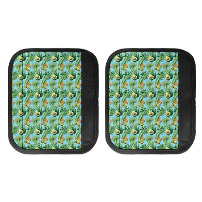 Watercolor Kiwi And Avocado Print Handle Covers