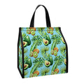 Watercolor Kiwi And Avocado Print Insulated Lunch Tote