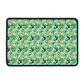 Watercolor Kiwi And Avocado Print Kitchen Mat