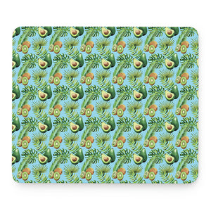 Watercolor Kiwi And Avocado Print Mouse Pad